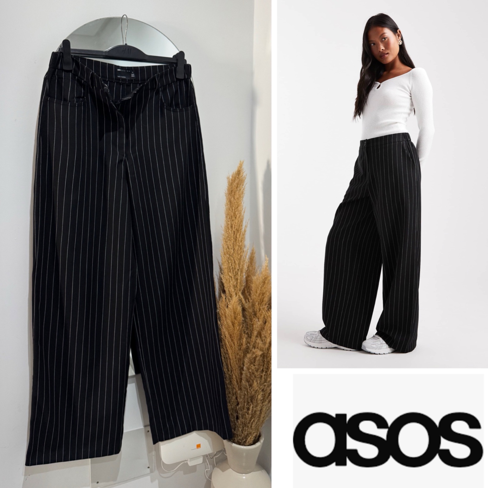 Pantalon asos large 