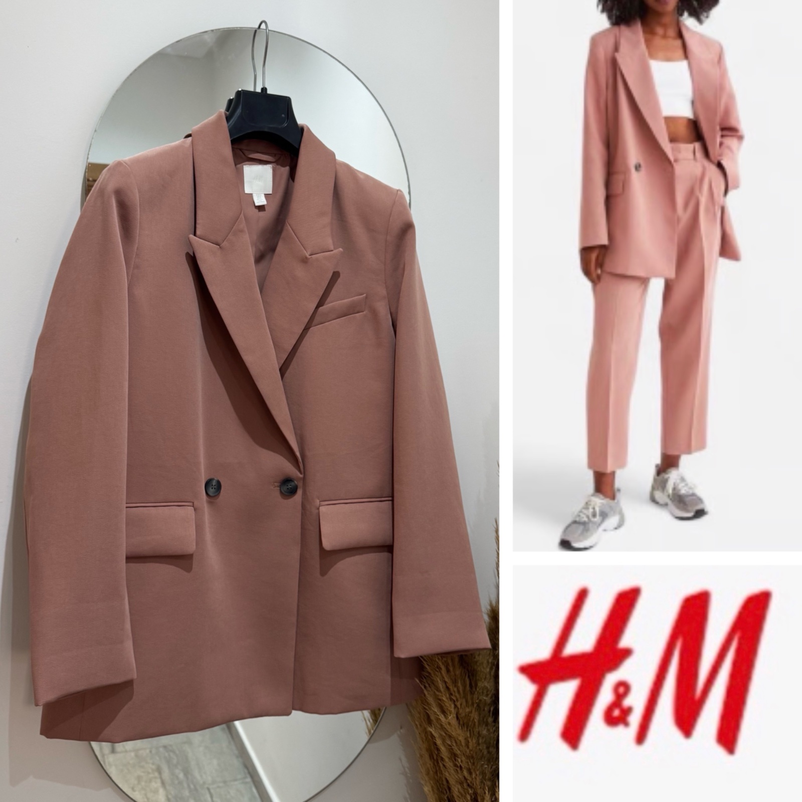 Blazer H&M double boutonnage 
