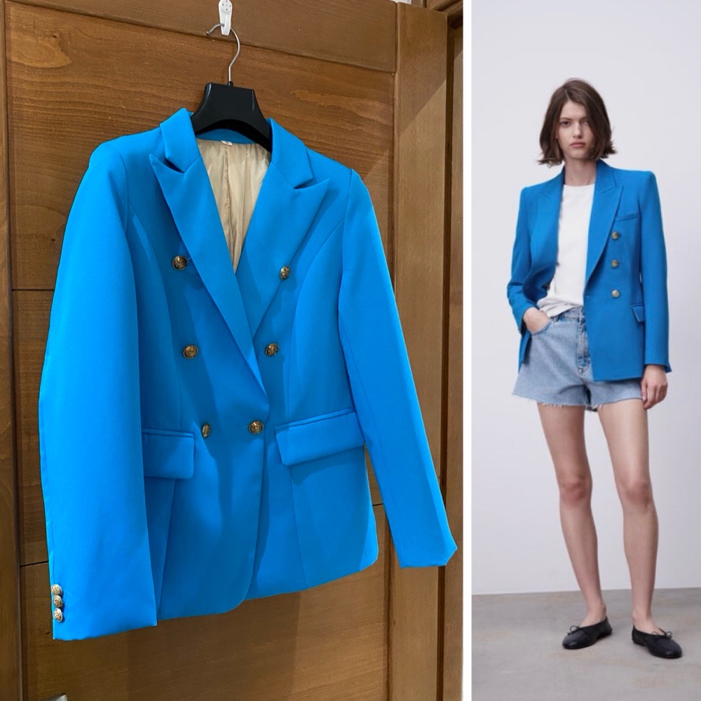 Blazer double boutonnage croisèe 
