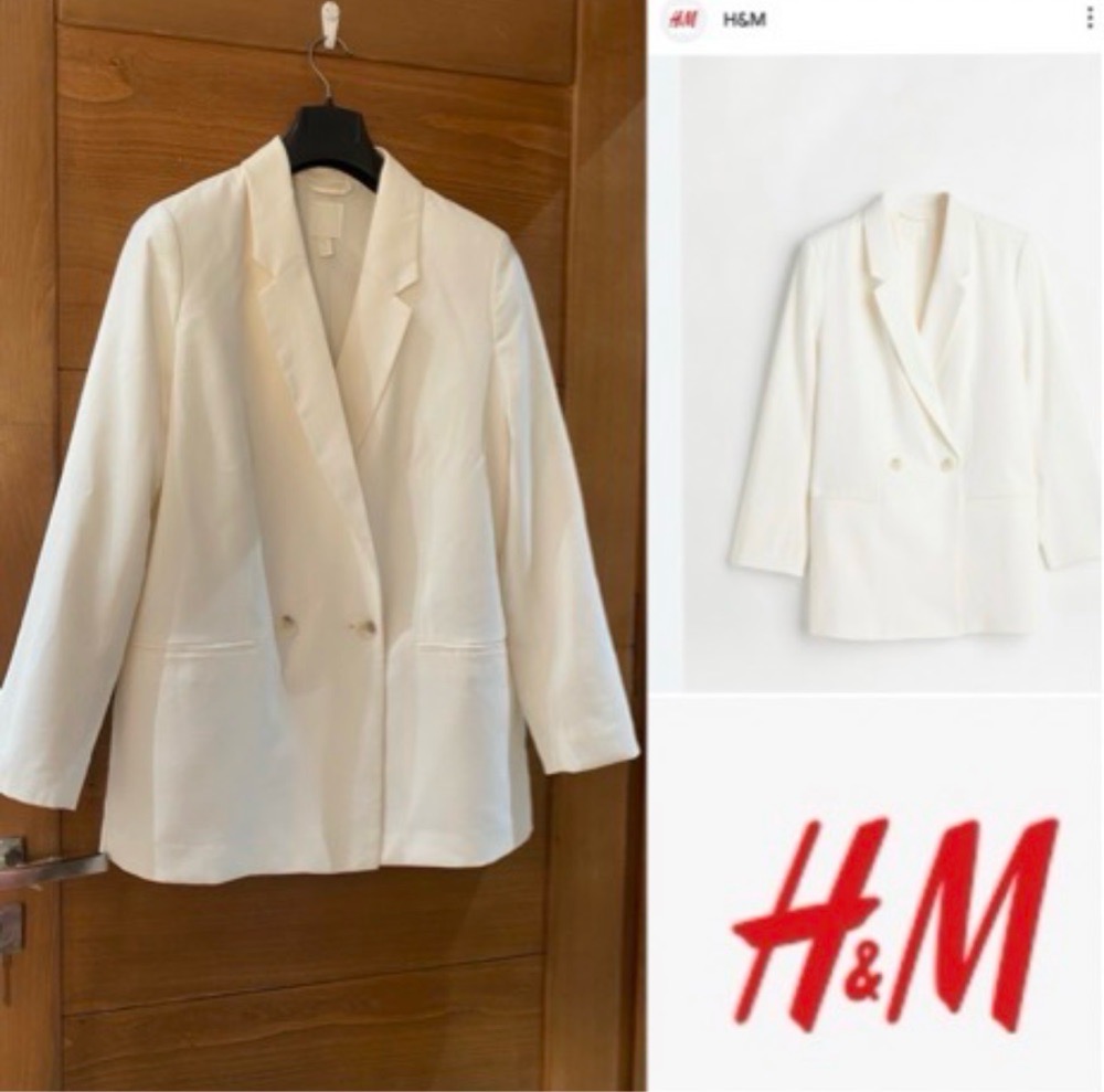 Blazer h&m boutonnage croisé 