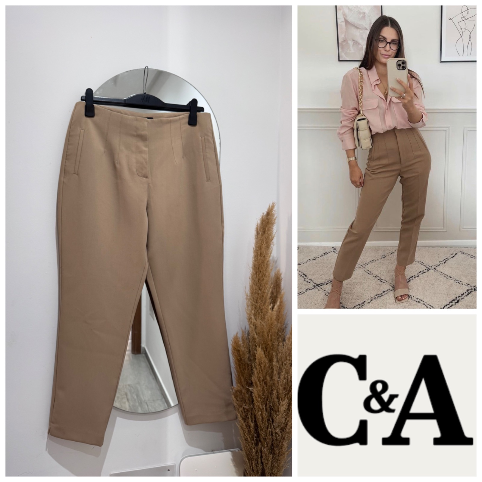 Pantalon C&A taille haute 
