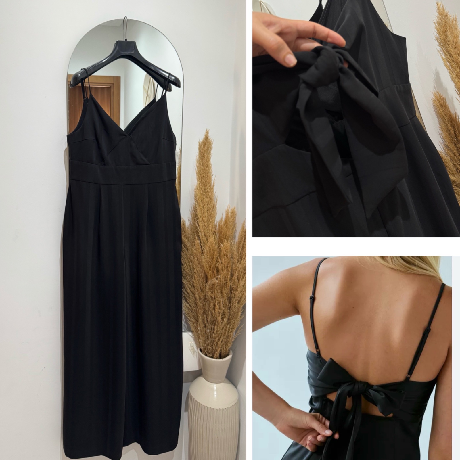 Combi taille haute large nouèe 