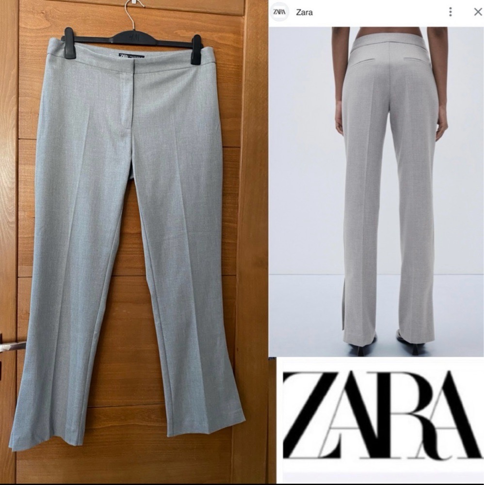 Pantalon ZARA N C neuf avec fente taille haute 