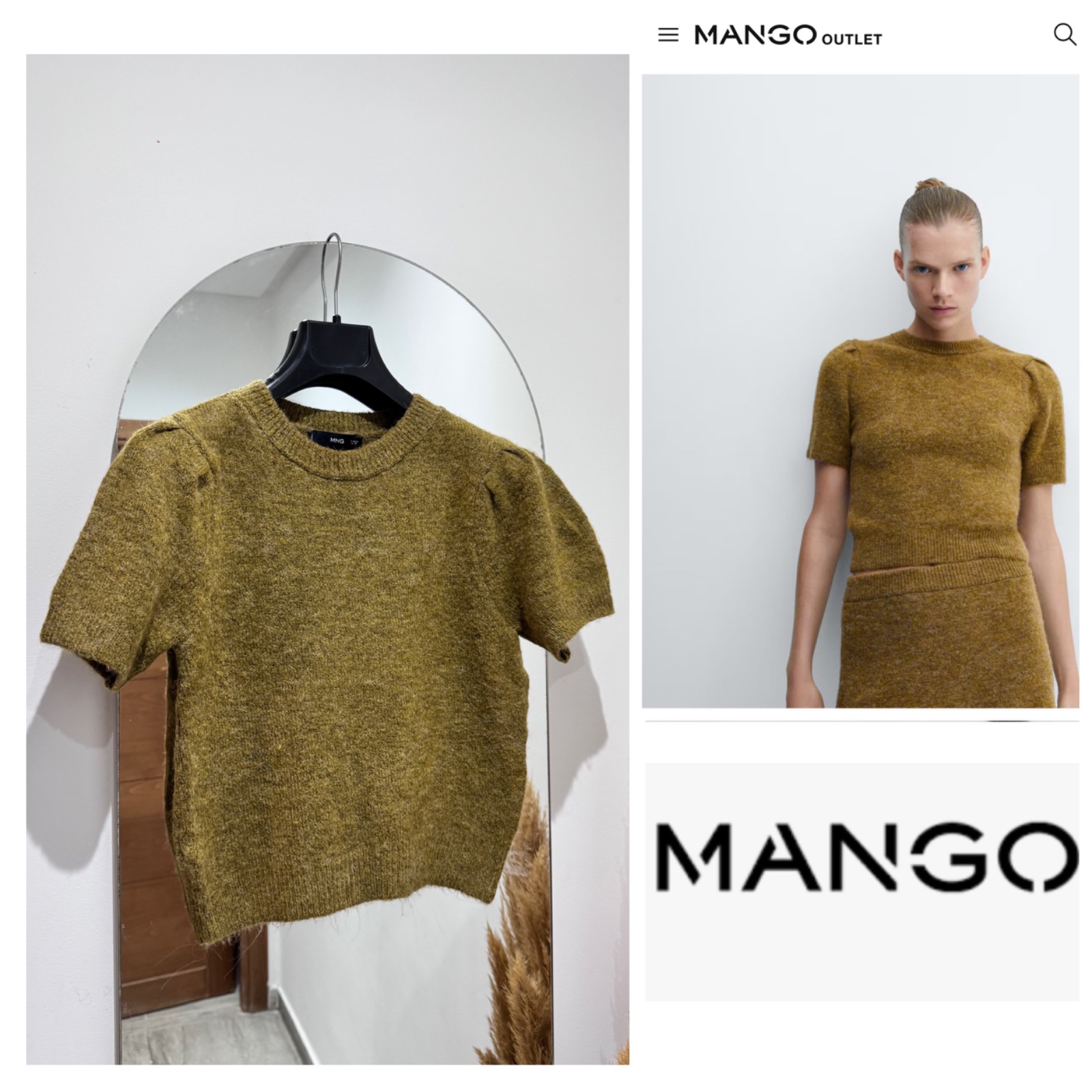 MANGO crew neck