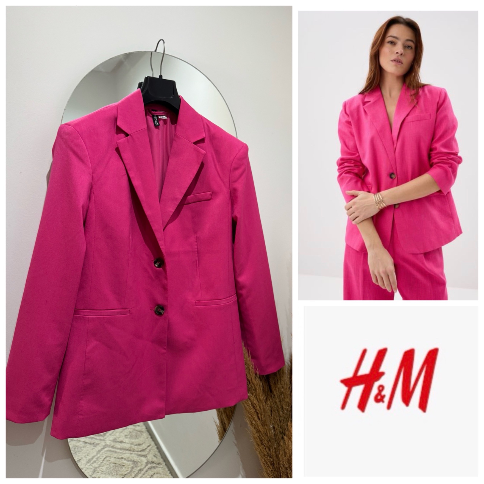 Blazer H&M rose OVER SIZE 