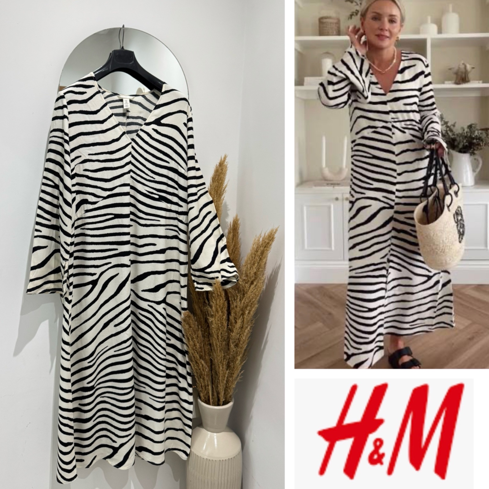 Robe H&M en viscose 