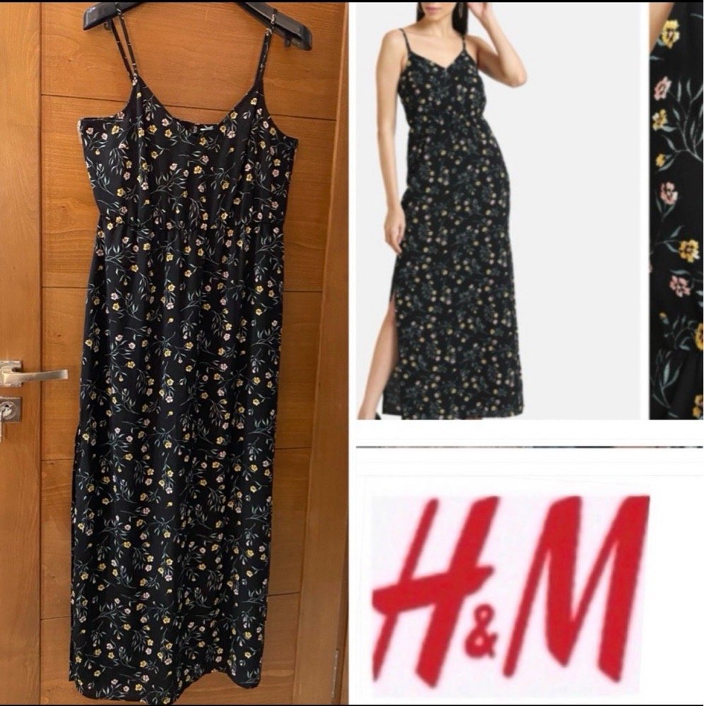 Robe maxi H&M floral over size