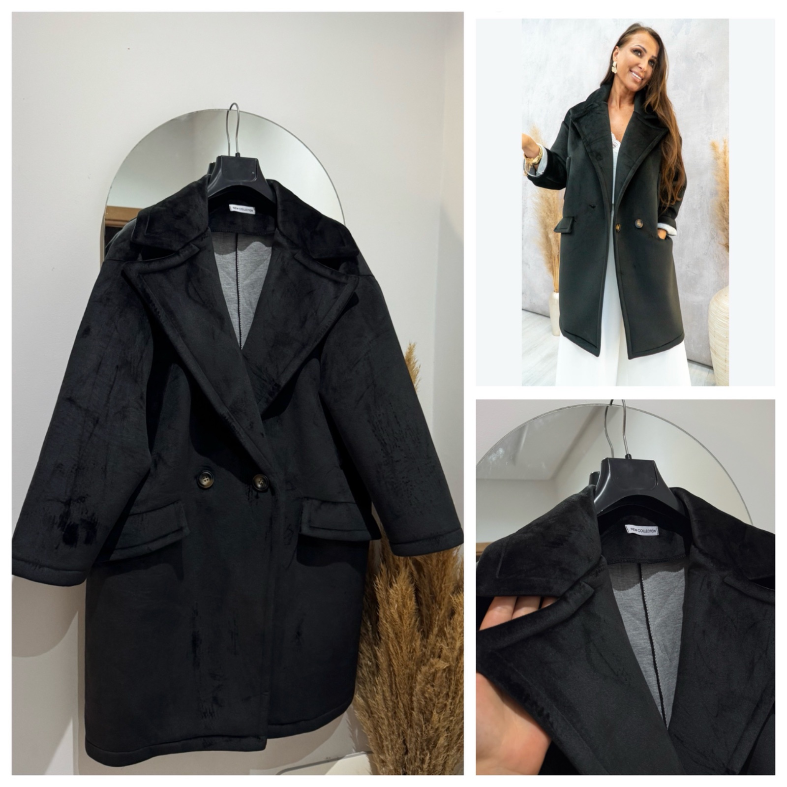 Manteau coupe over size de la marque italienne NEW COLLECTION