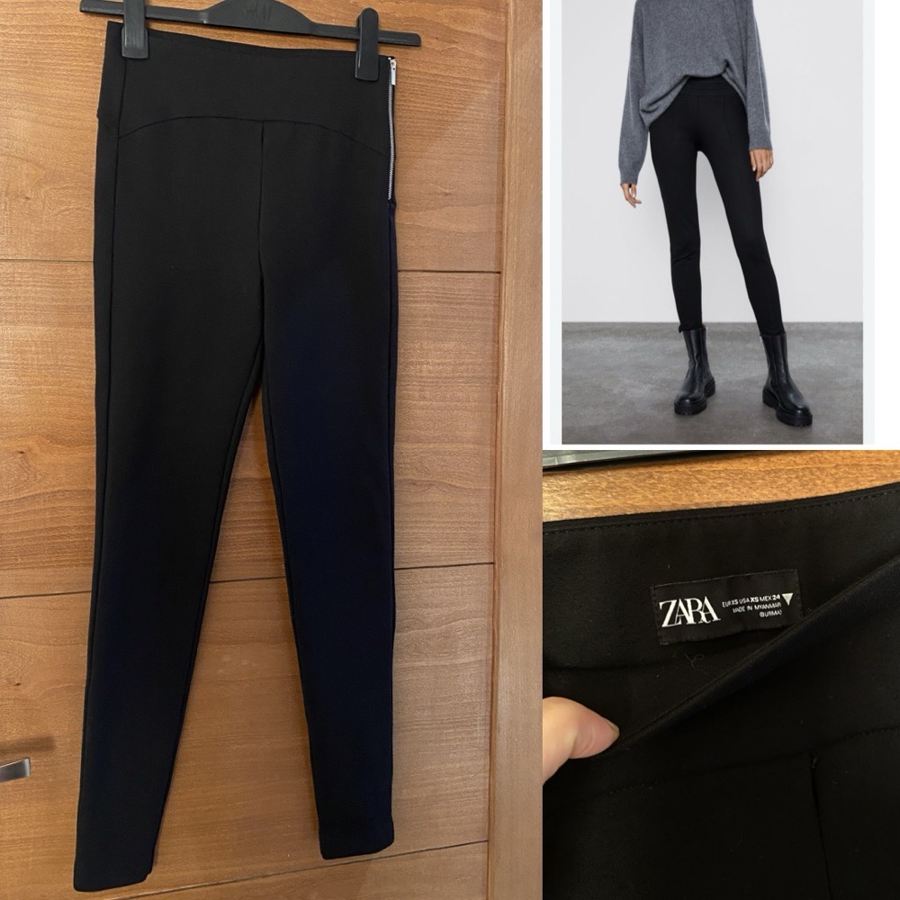 legging ZARA NC taille haute strech 