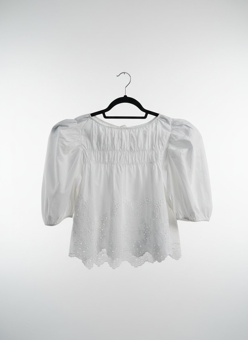 Blouse en broderie anglaise 