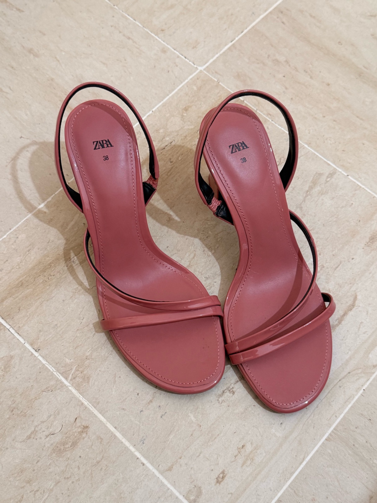 Talons rose poudré