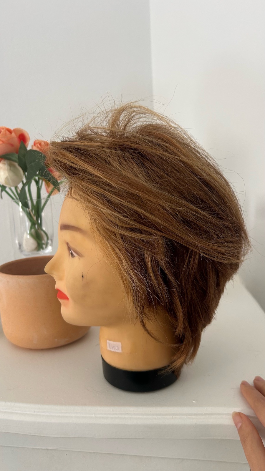 Perruque médicale semi-naturelle – État neuf