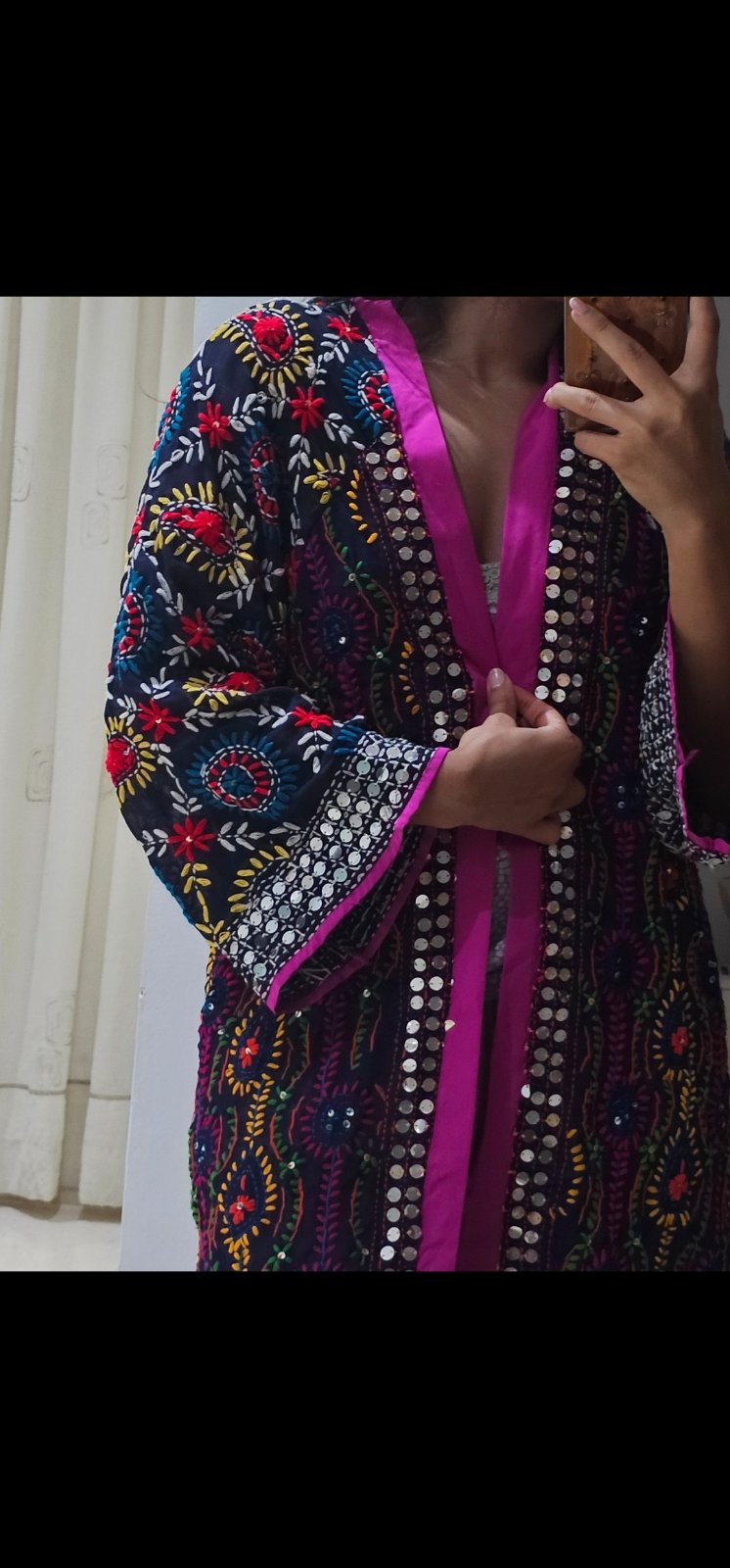 Sequin Caftan brodé