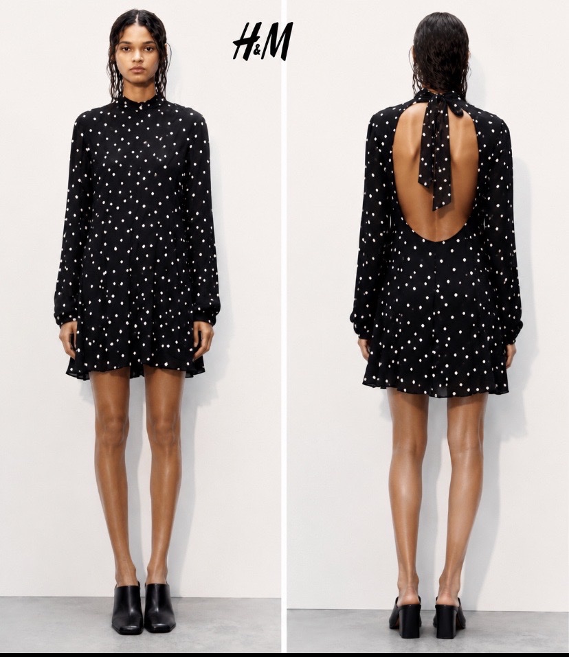 Je vends une robe tres tendance polka dots 