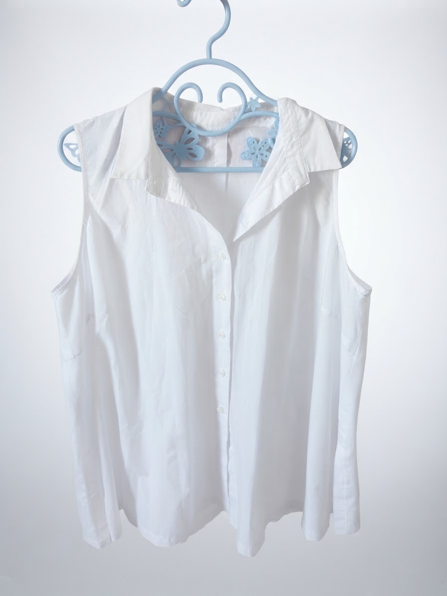 Chemise blanche longue et oversized
