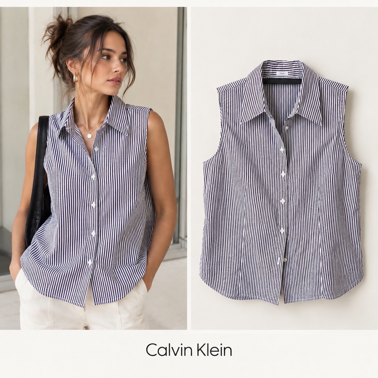 Chemise sans manches calvin klein 
