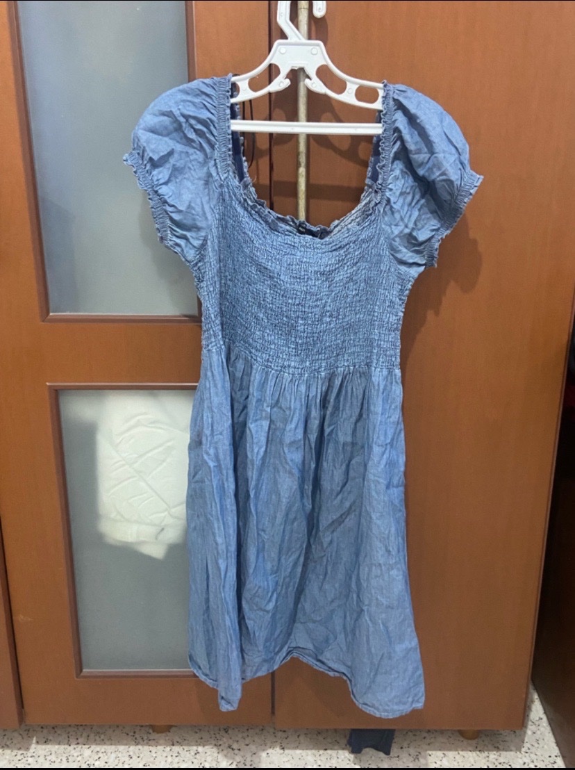Robe en denim 