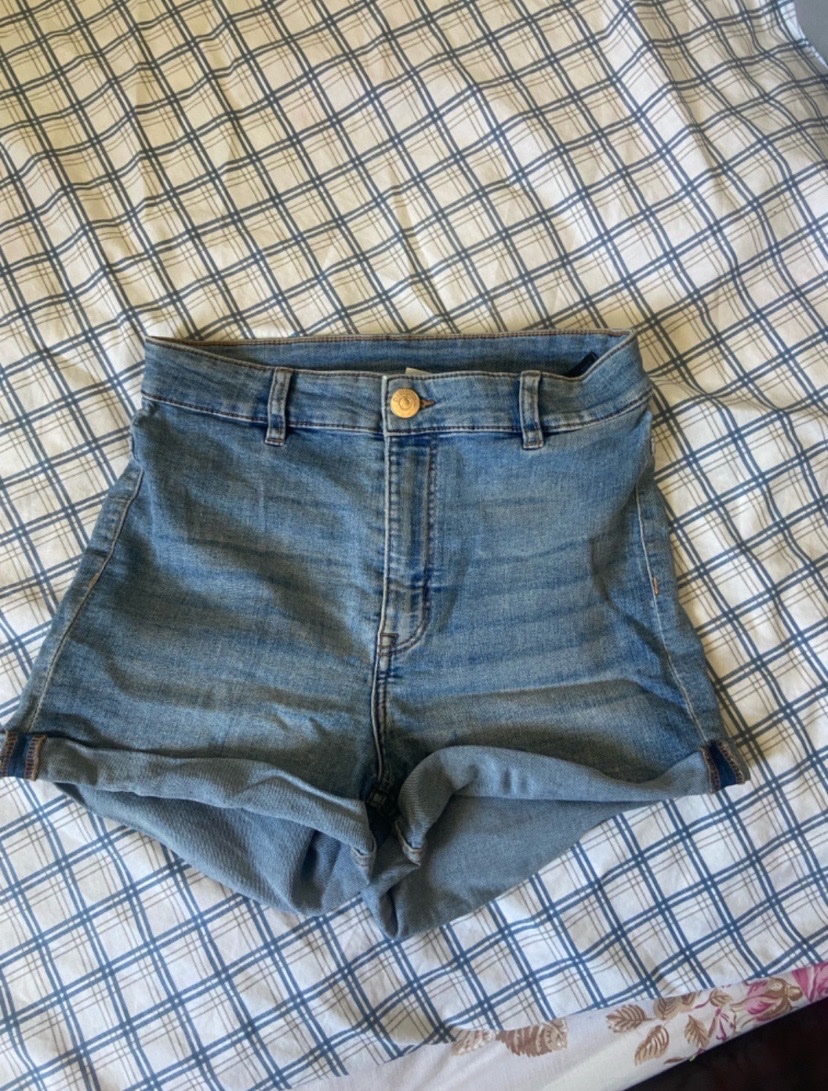 Short skinny taille haute