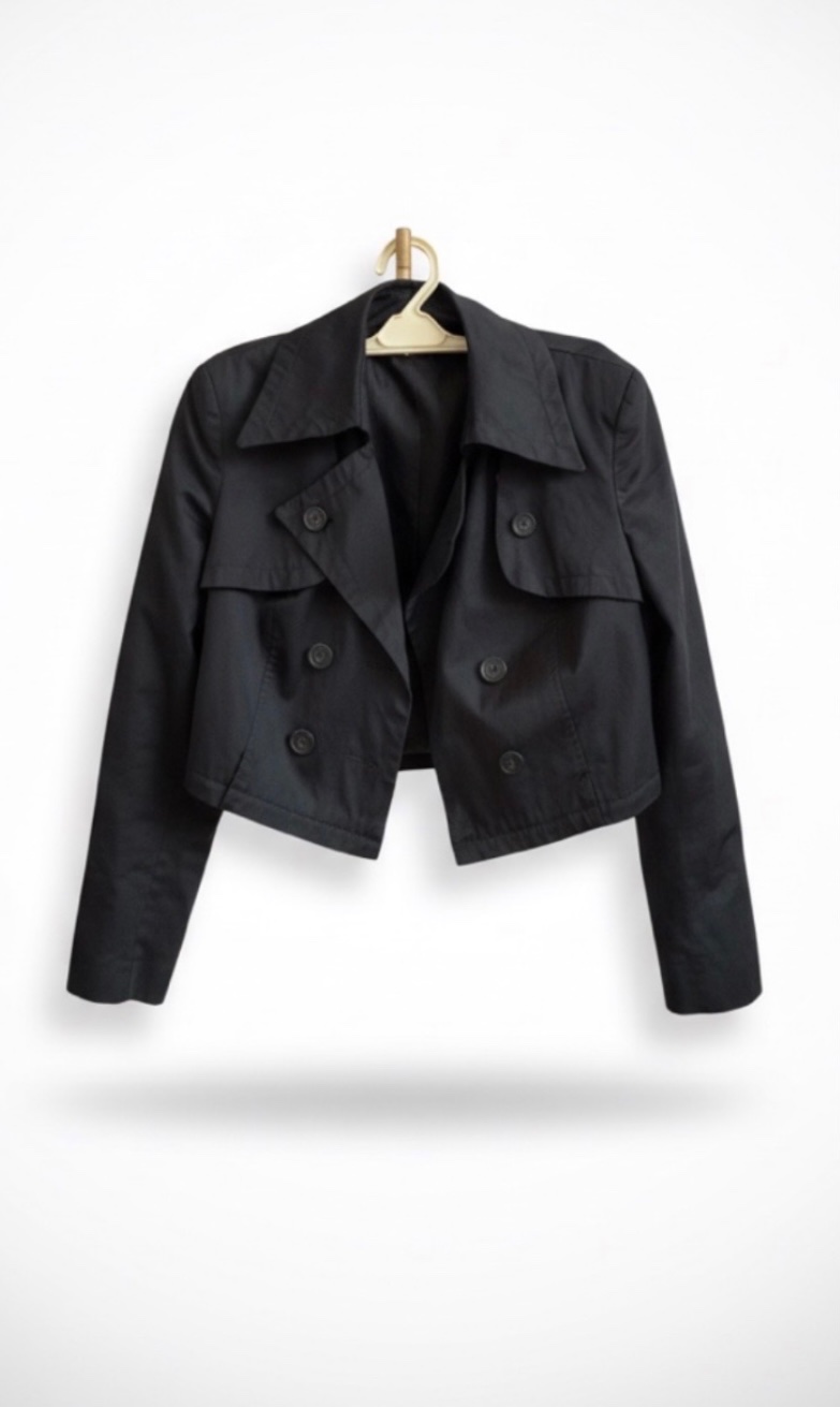 Trench coat bleu marine de la marque sisley 