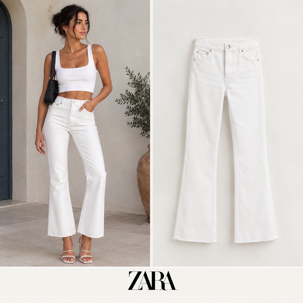 Zara jeans flare 