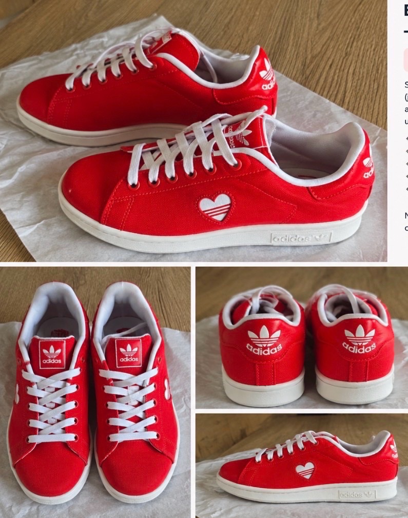 Baskets Adidas rouges neuves – Modèle original ❤