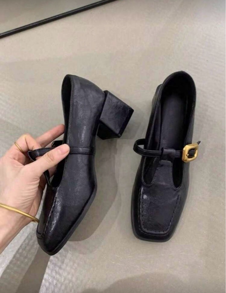 Retro marry jane shoes