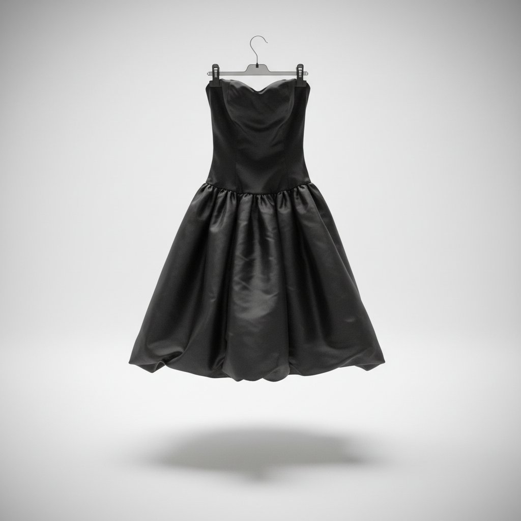 Robe bustier bouffante