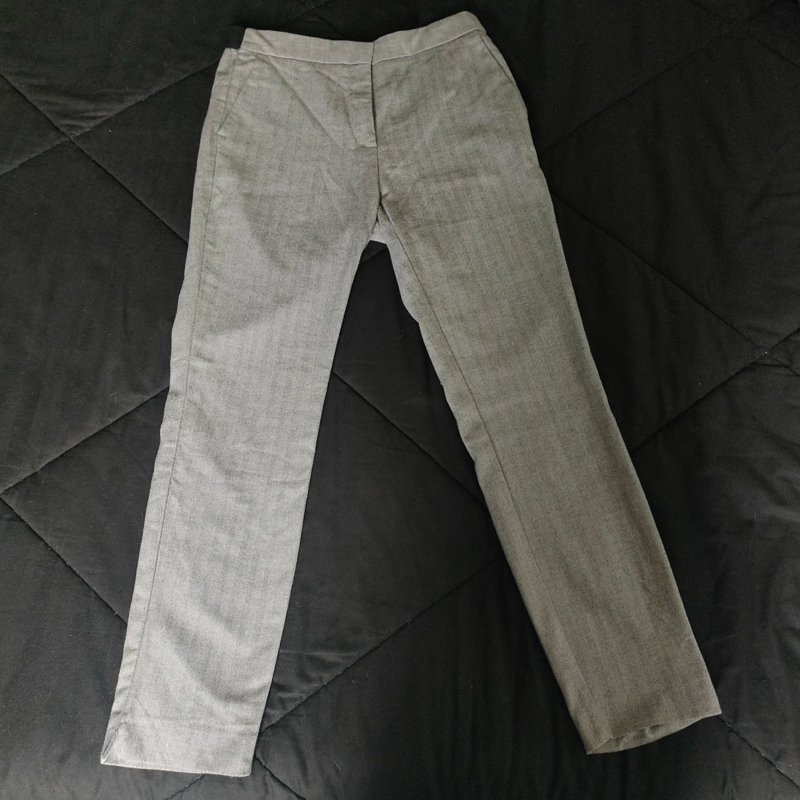 Pantalon classe zara gris chiné 