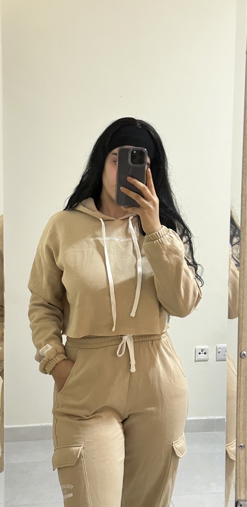jennyfer beige winter set / supperhero collection