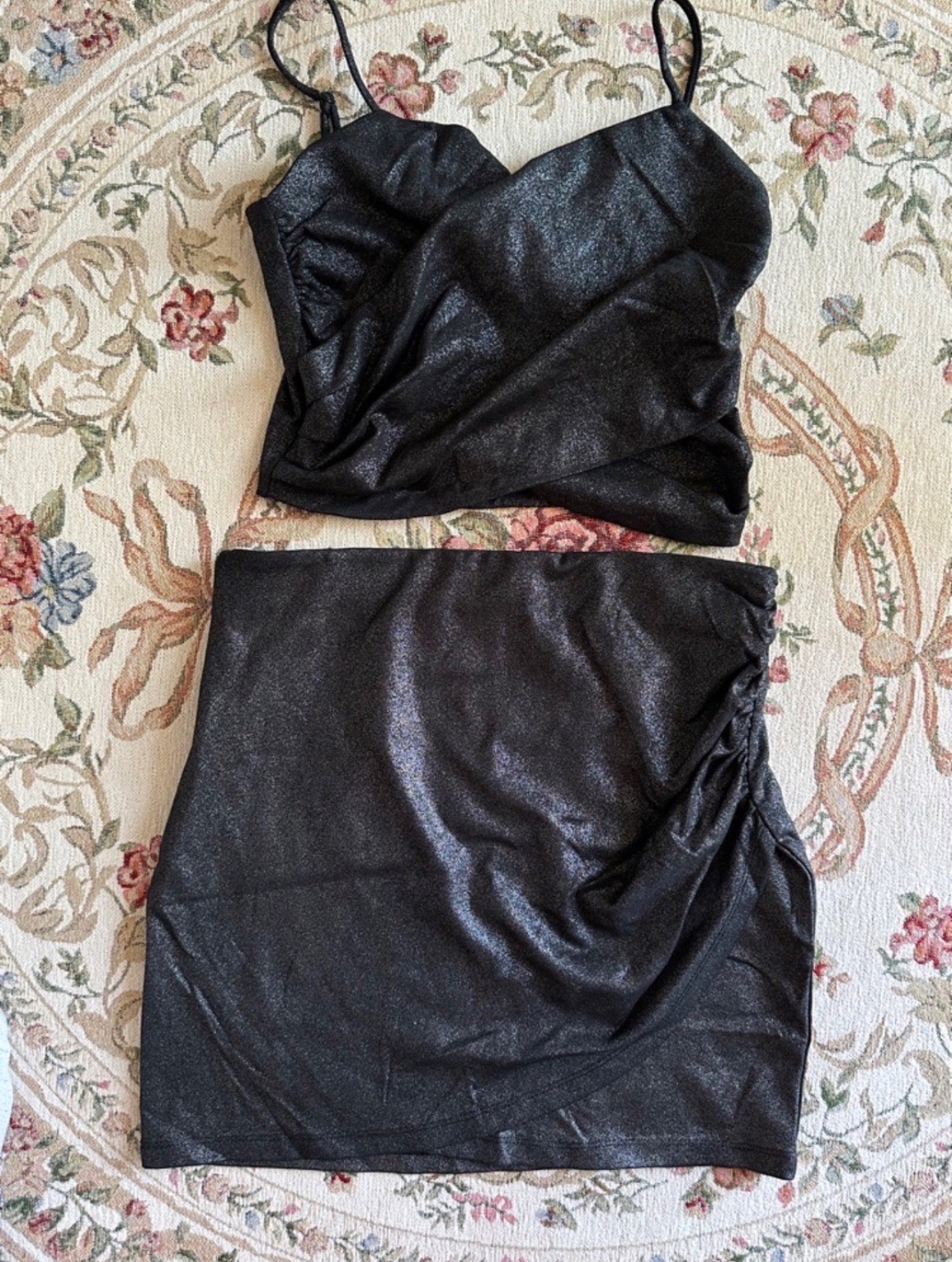 Ensemble : top avec jupe