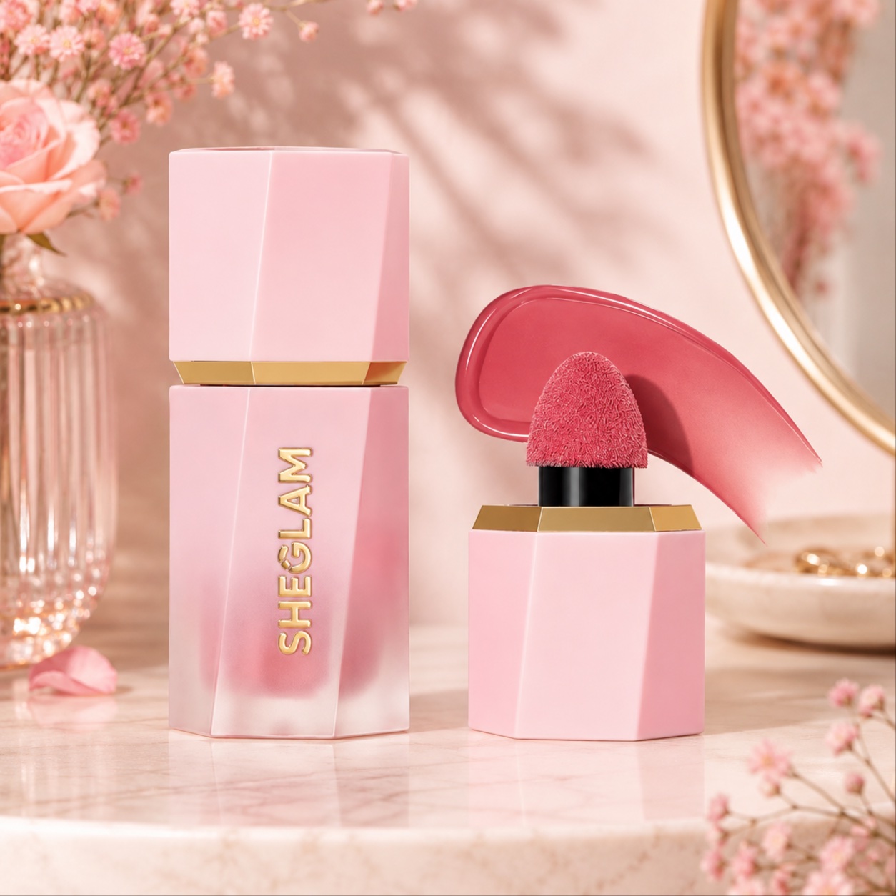 SHEGLAM Color Bloom Liquid Blush-Love Cake Brand Beauty Cosmetic M Love Cake