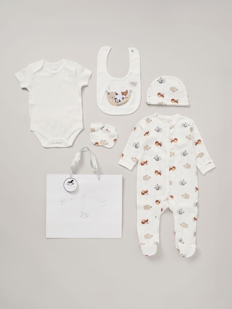 Ensemble cadeau 5 pièces Rock-A-Bye Baby Boutique 100 % coton