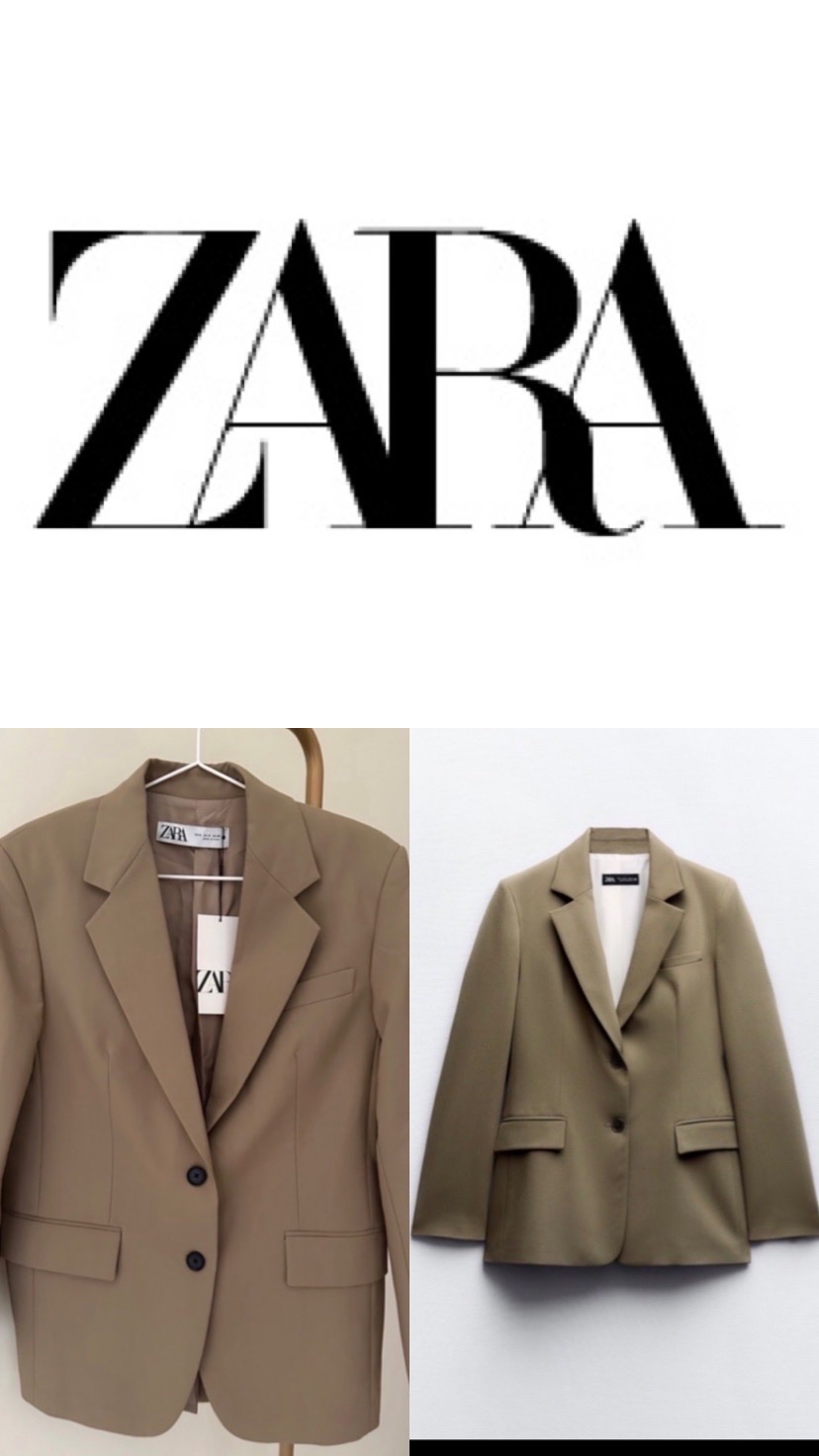 Zara oversized fashionable blazer for autum / wint
