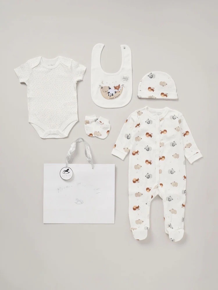 Ensemble cadeau 5 pièces Rock-A-Bye Baby Boutique 100 % coton