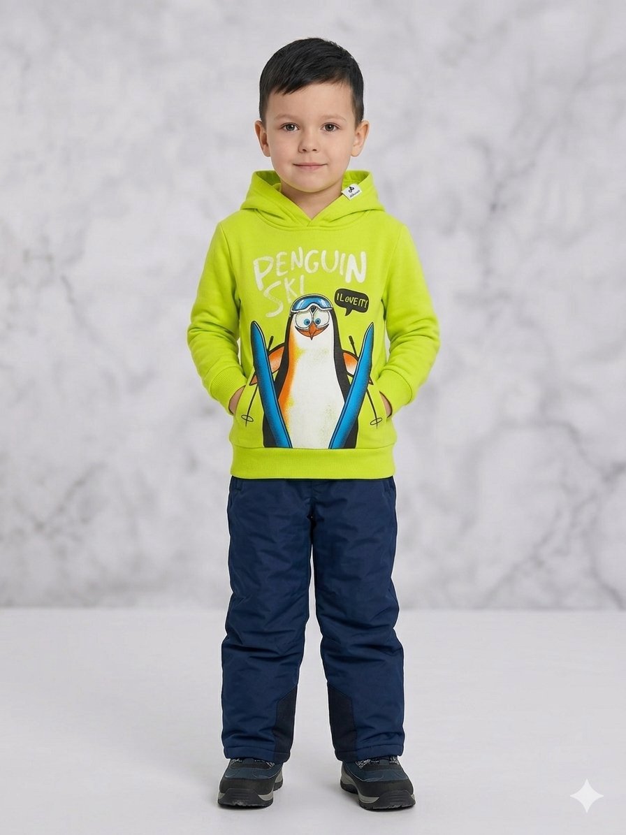 Pull avec capuche pour enfant de 2/3 ans 