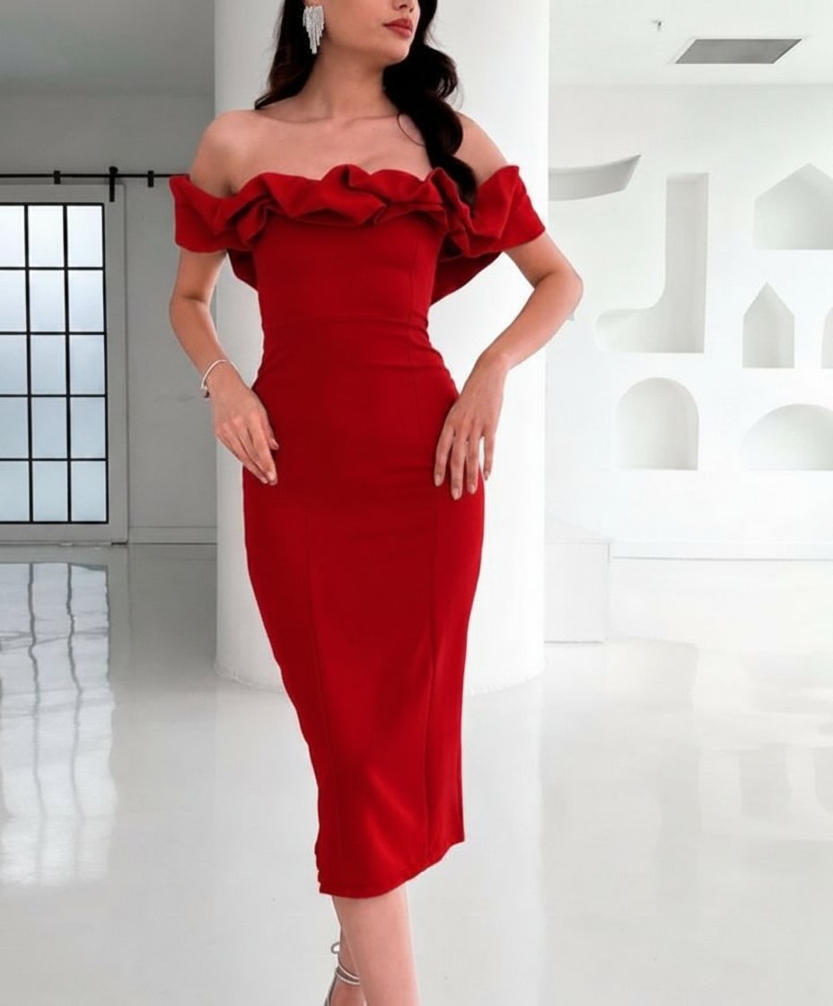Robe rouge zara