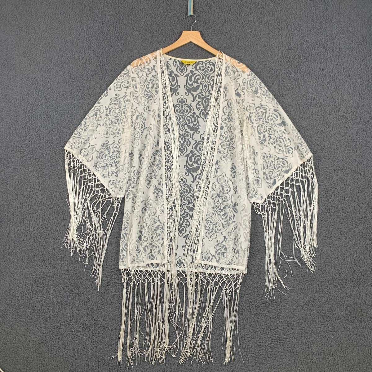 White lace summer wrap jacket