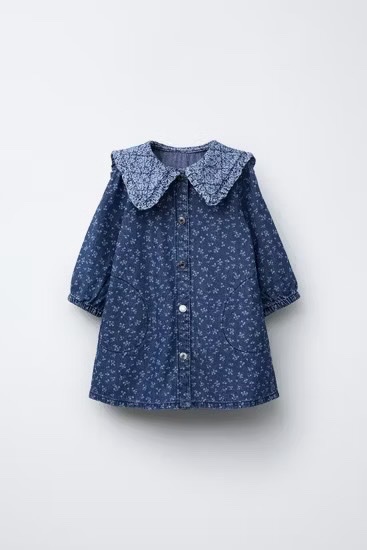 Petite robe Zara en denim – 3 ans 