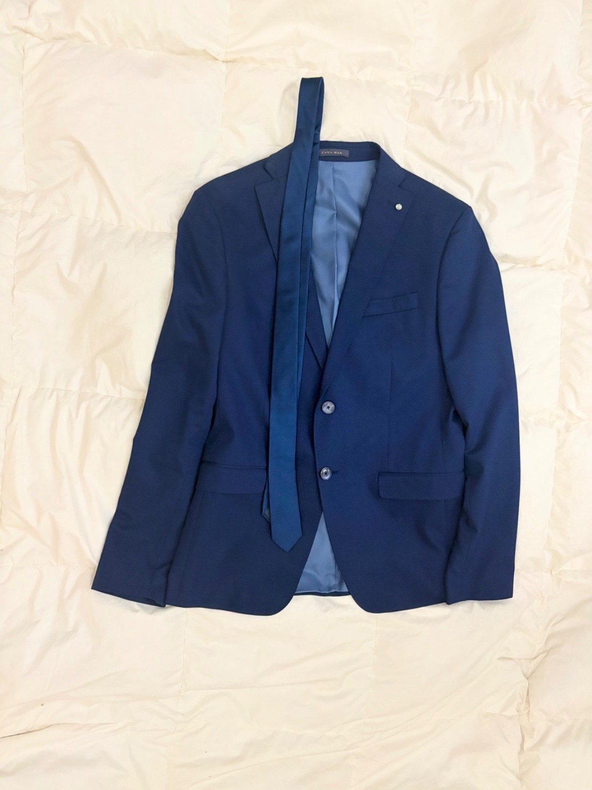 Costume zara man bleu marine