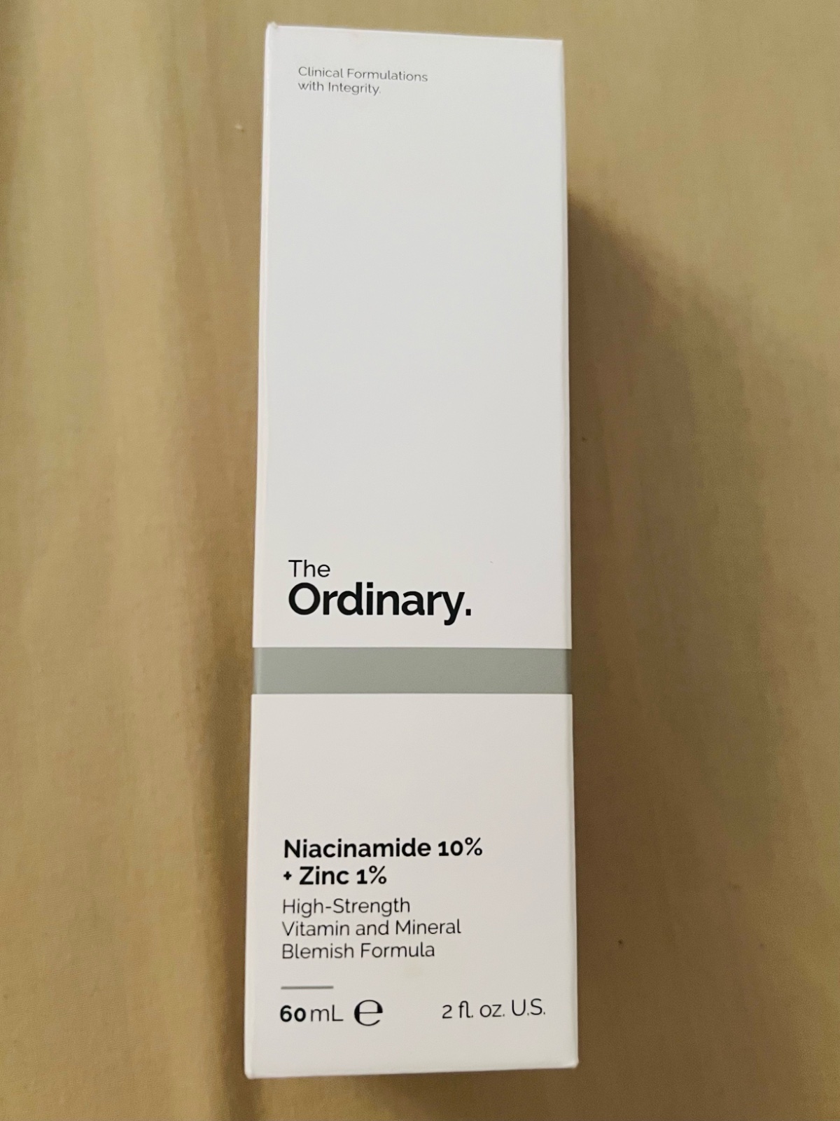 The ordinary niacinamide 10% + zinc 1%