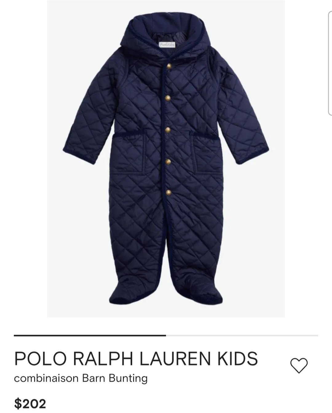 Combinaison Polo Ralph Lauren