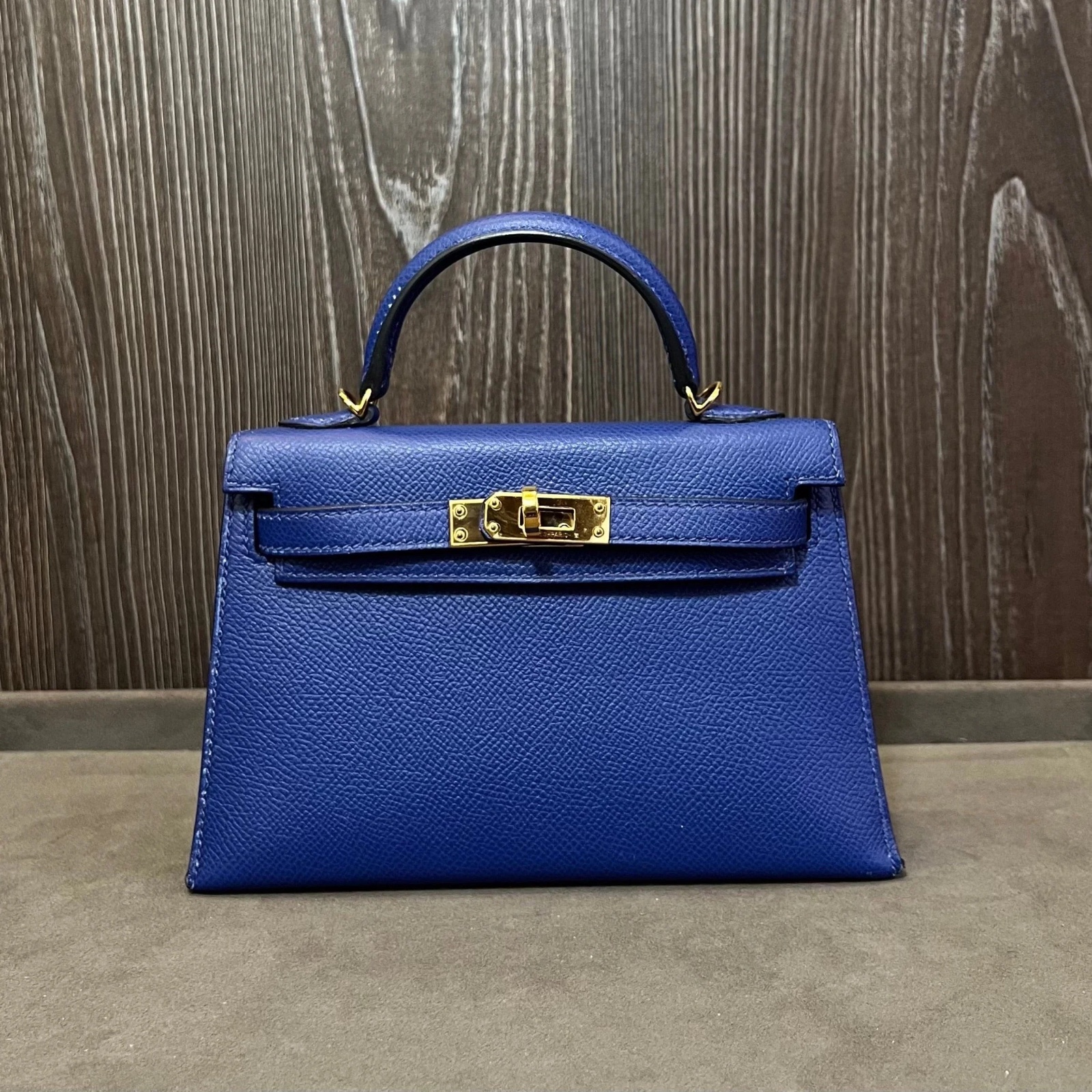Mini sac bleu 