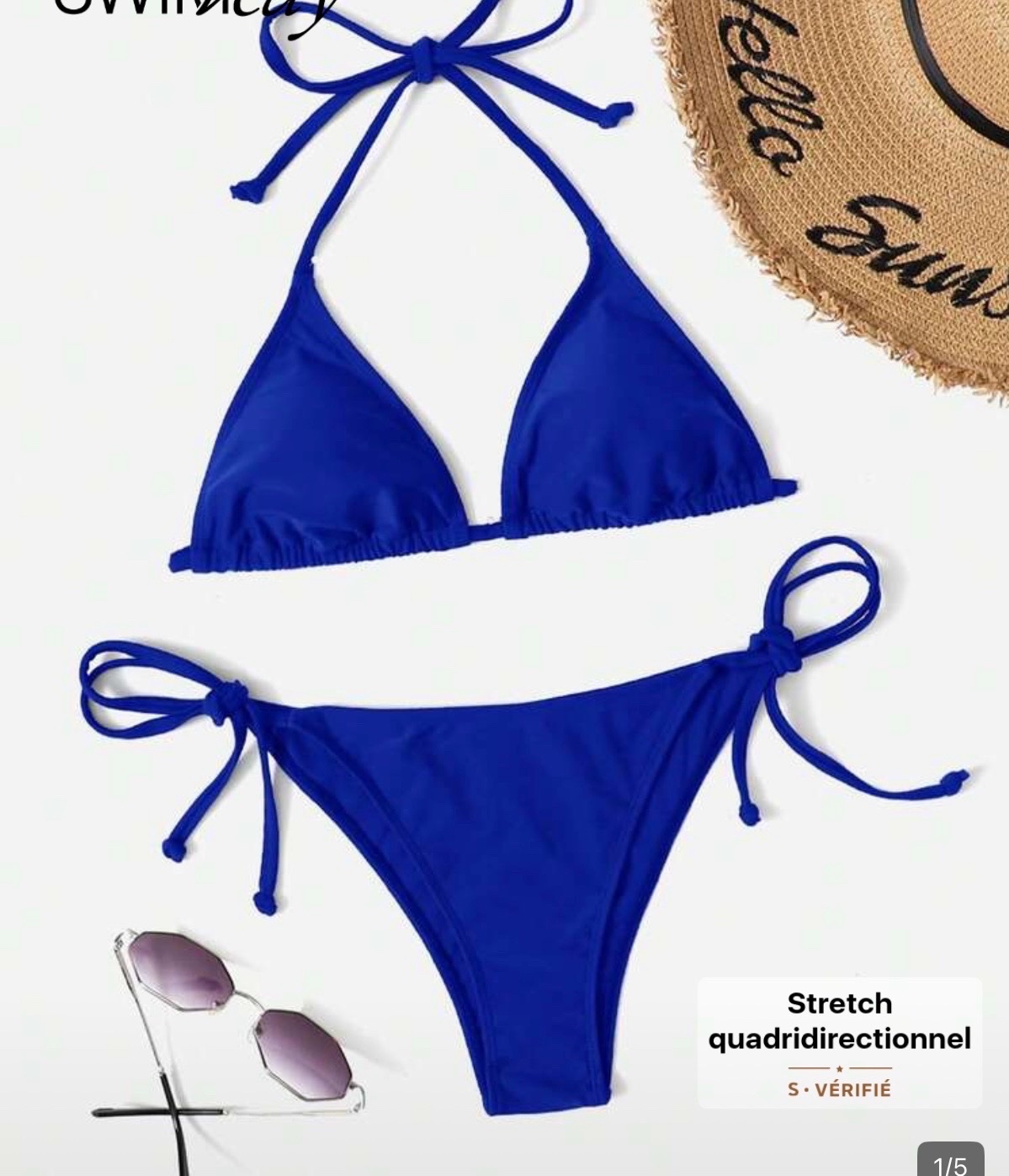 Maillot neuf bleu fonce
