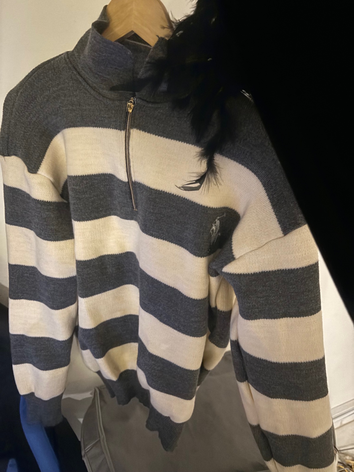 Pull souf matiere oversize 