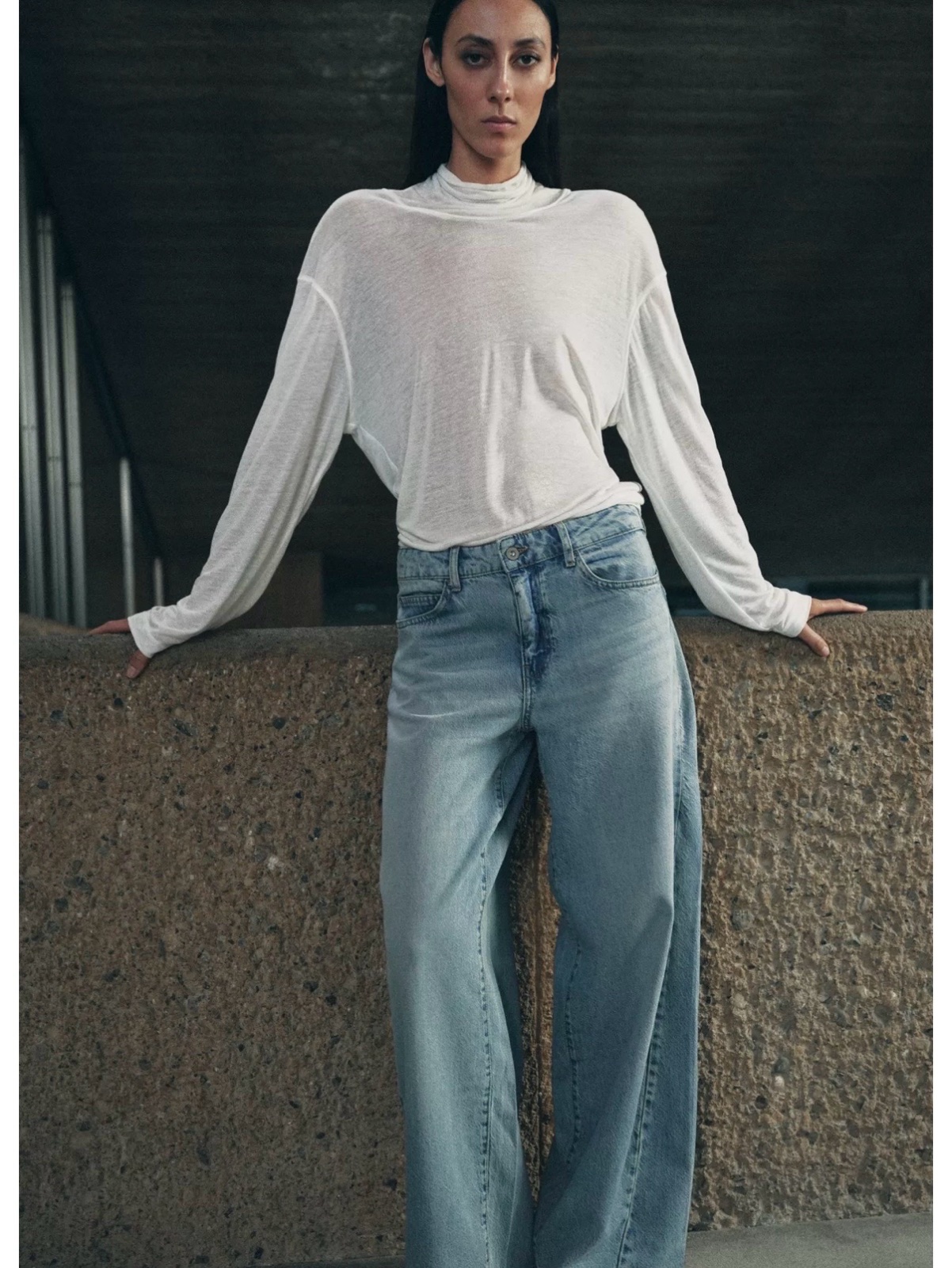 Pentalon jean  zara 