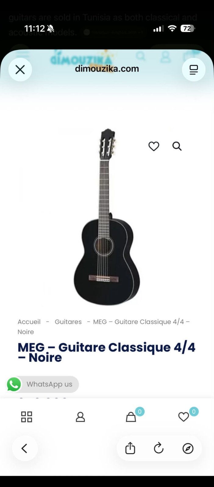 Guitare classique MEG
