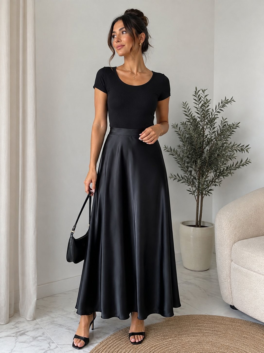 Jupe Satin Élégante – New Collection ✨
