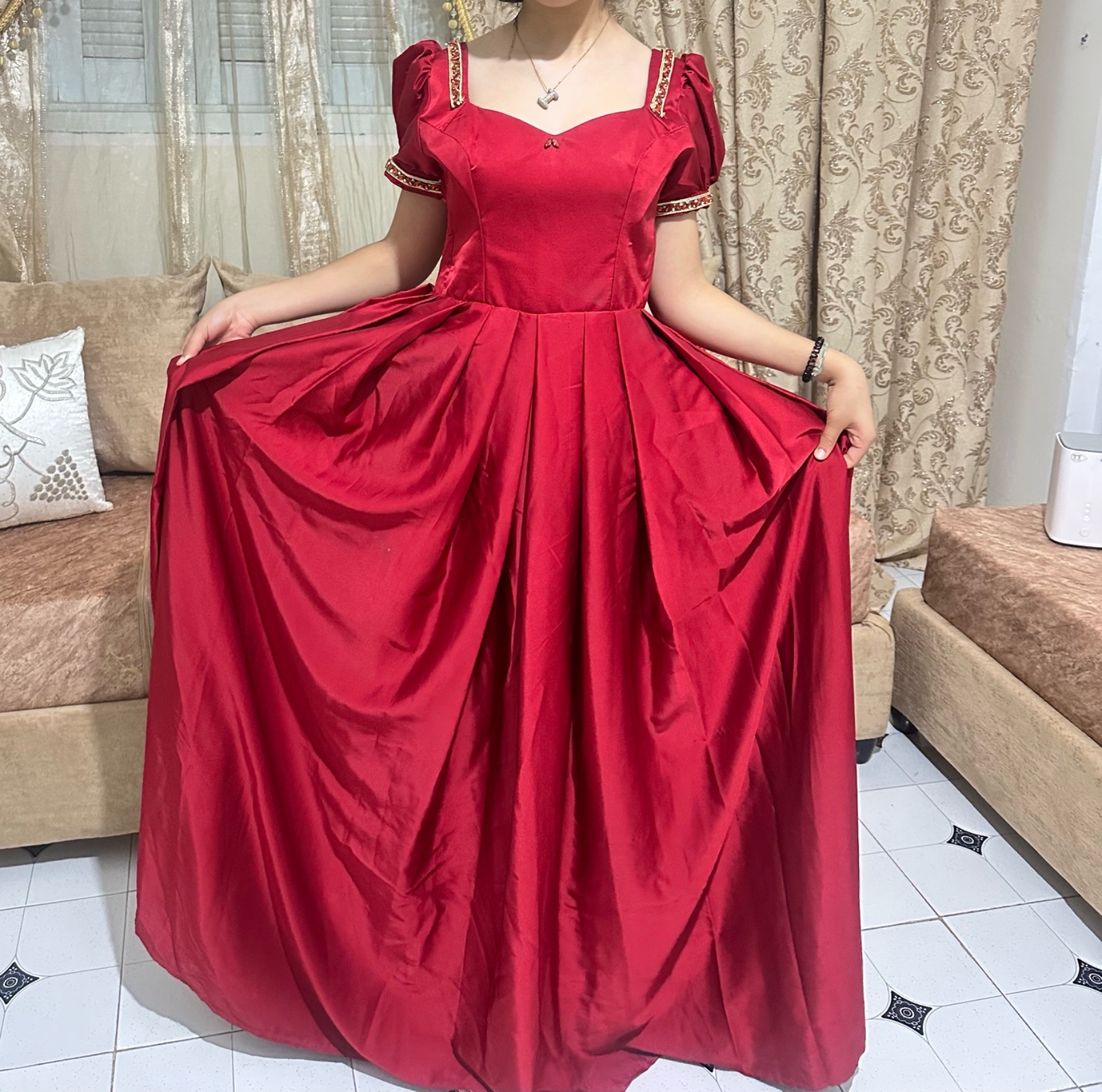 Robe soirée rouge 