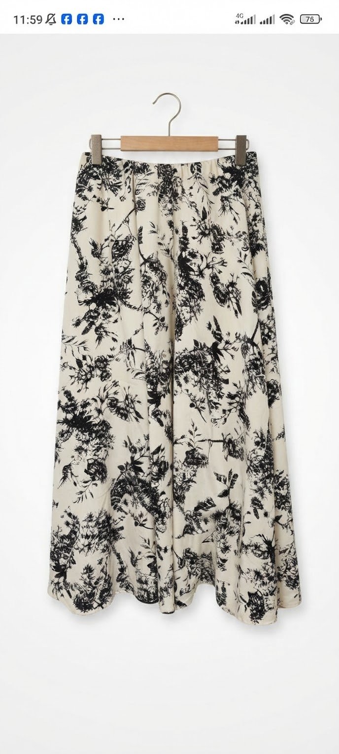 Pantalon large long