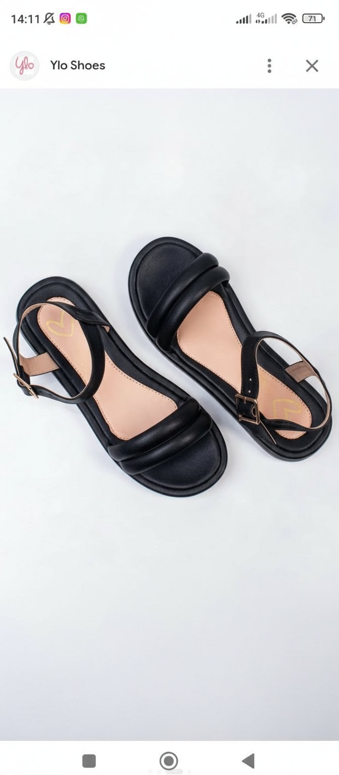 Sandales en noire